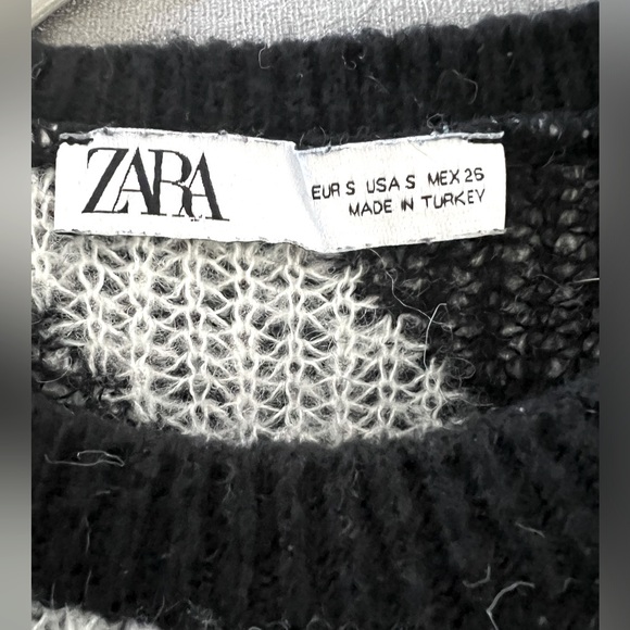 ZARA Diagonal Stripe Knit Sweater - Picture 5 of 5